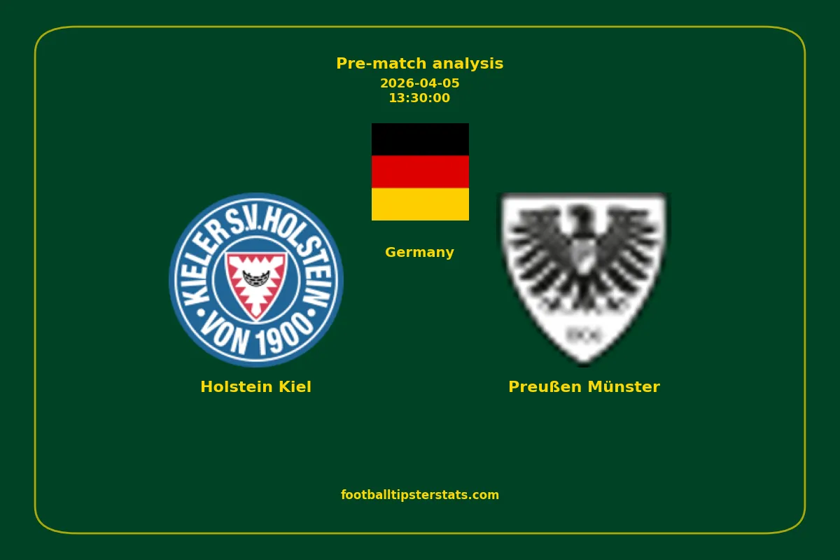 Pre-match analysis: Holstein Kiel vs Preußen Münster on 2026-04-05